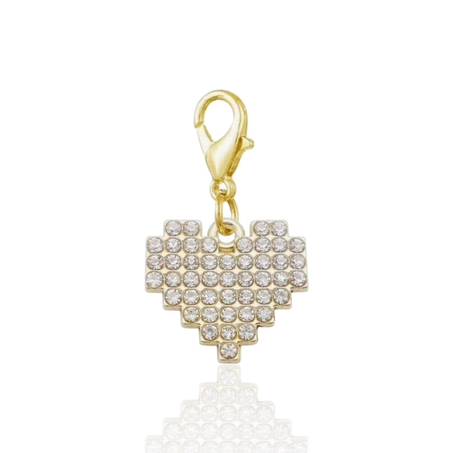 Sparkle Heart Charm