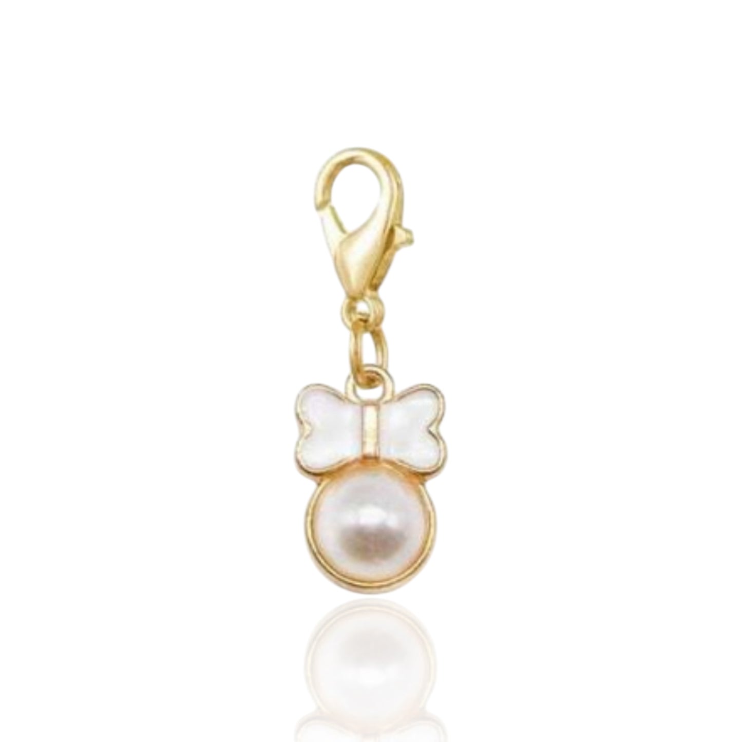 Pearl Bow Belle Charm