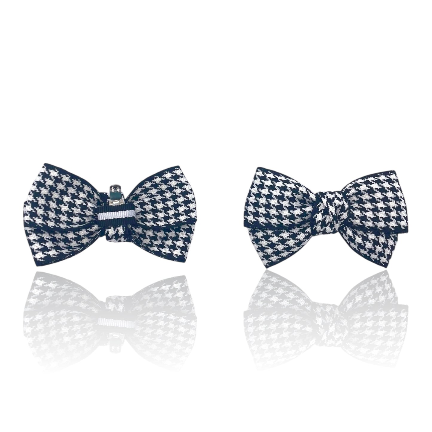 Houndstooth Chic Bows