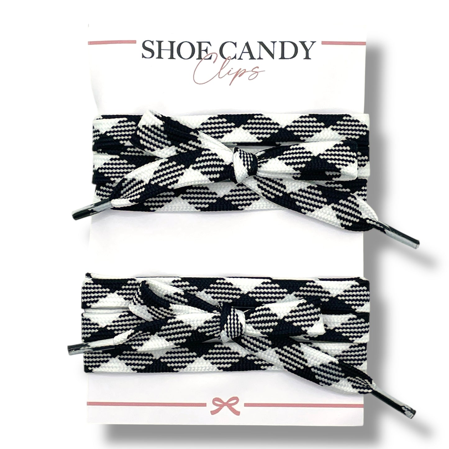 Black Tartan Laces