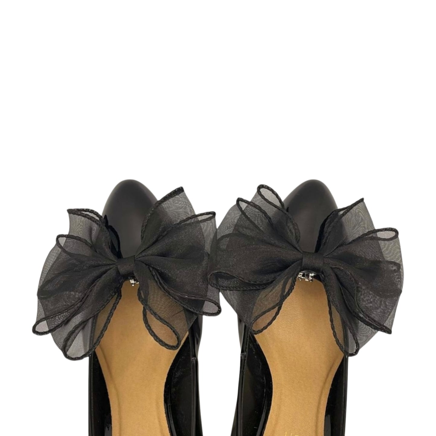 Black Organza Bow