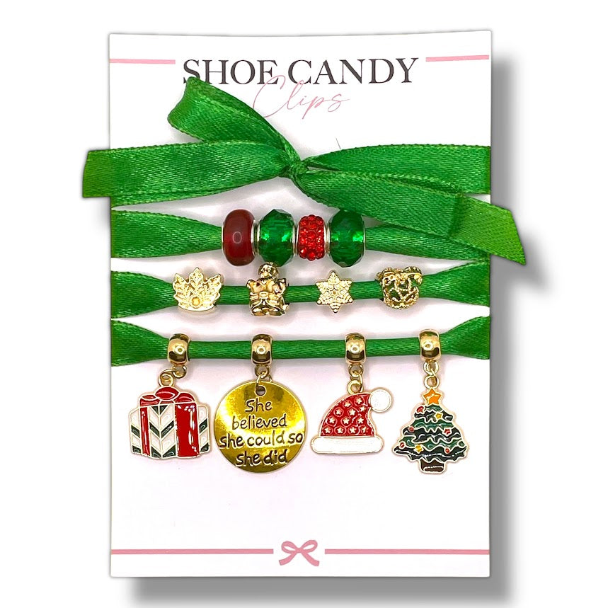 Holiday Magic Christmas Shoelace Bead Set