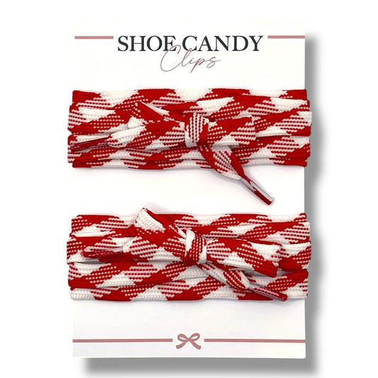 Red Tartan Laces