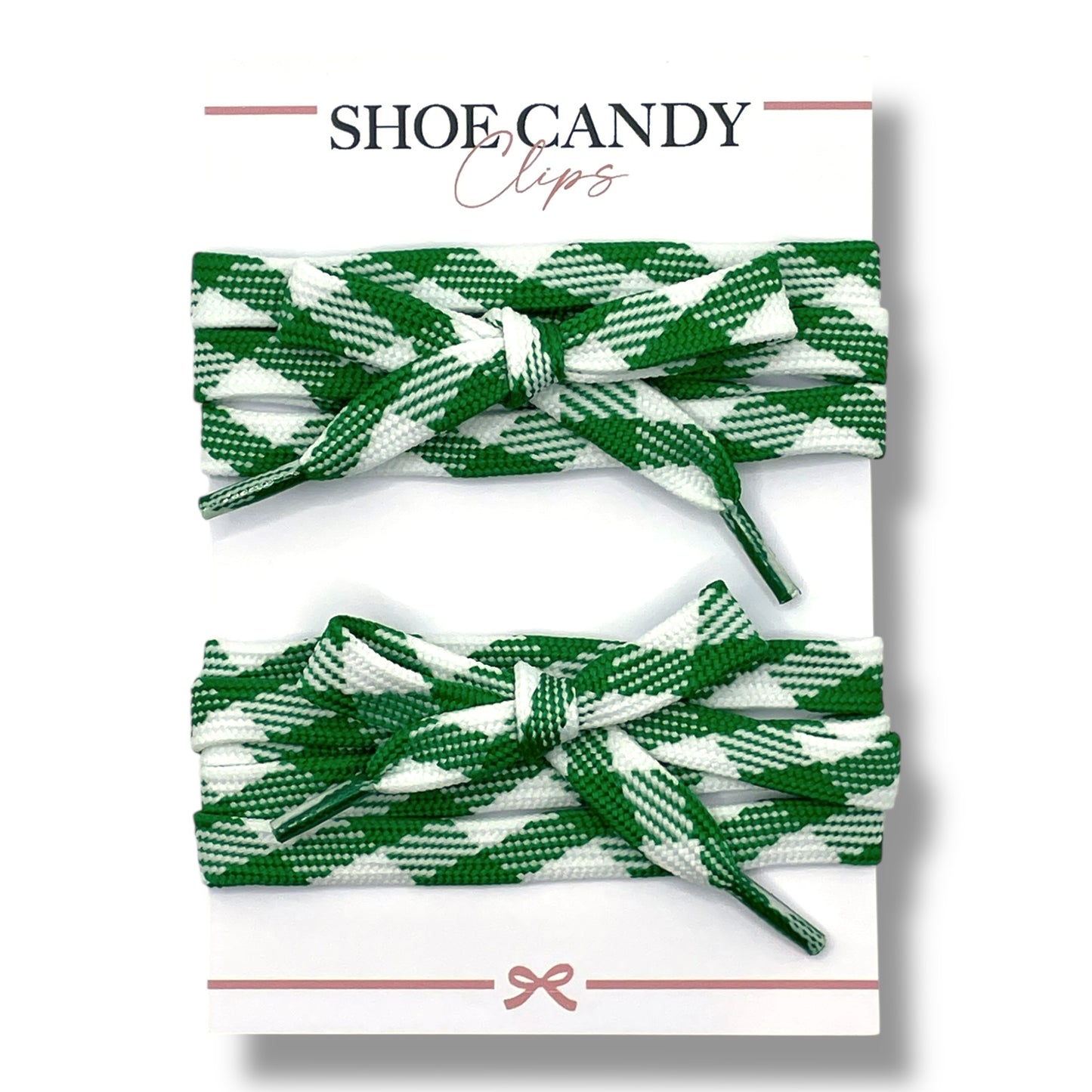 Green Tartan Laces