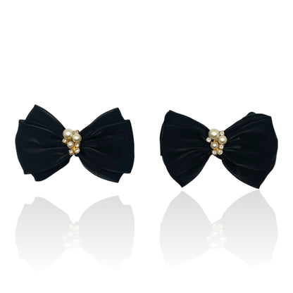 Sophisticated Charm Black Bow