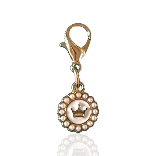 Pearl Crown Charm