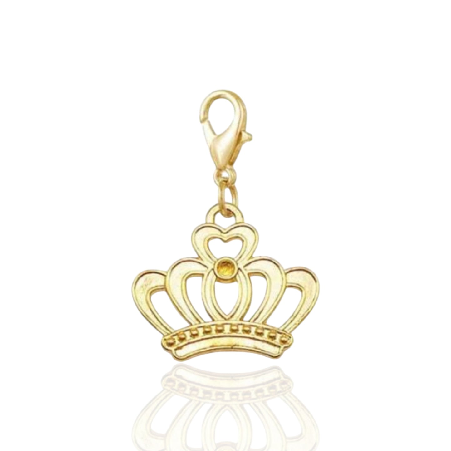 Royal Heart Crown Charm