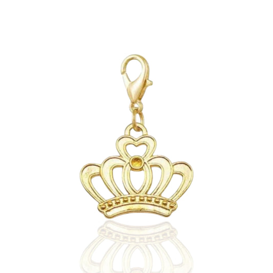 Royal Heart Crown Charm