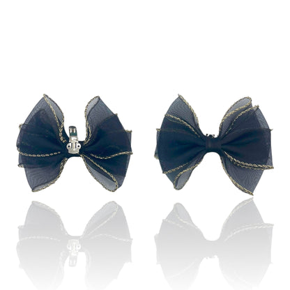 Golden Hour Black Bows