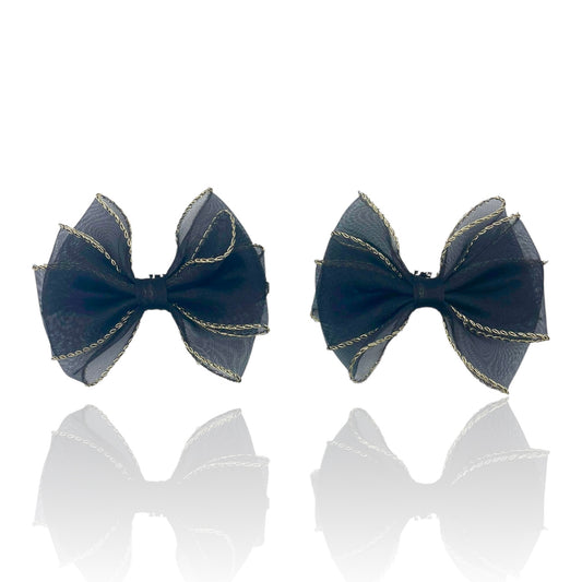 Golden Hour Black Bows