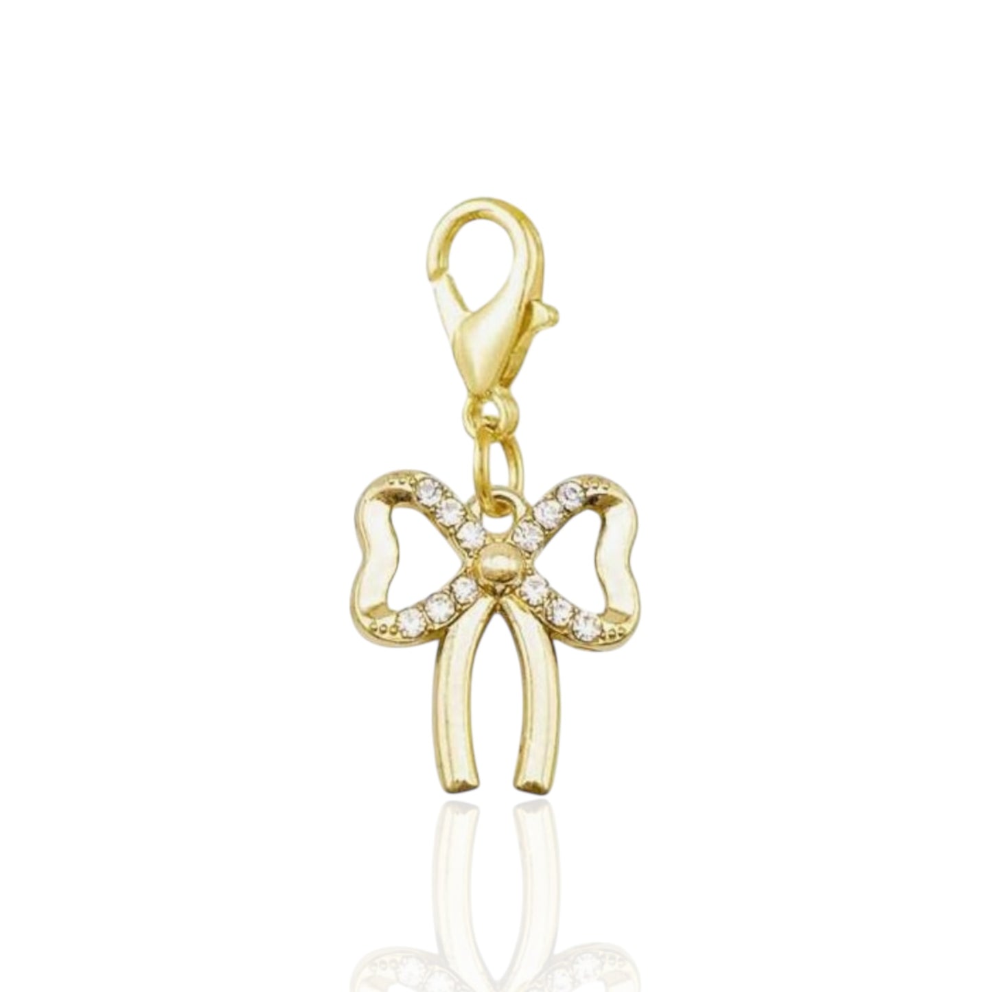 Petite Sparkle Bow Charm