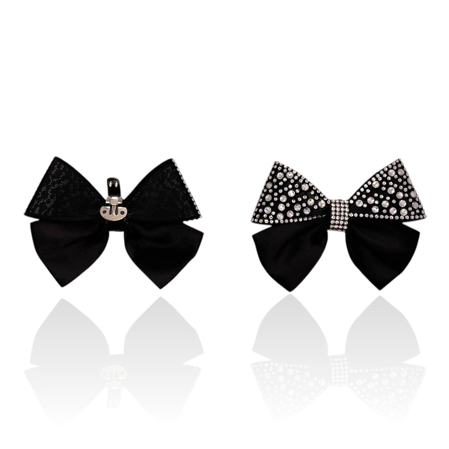 Glimmer Glam Black Bow