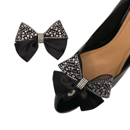 Glimmer Glam Black Bow