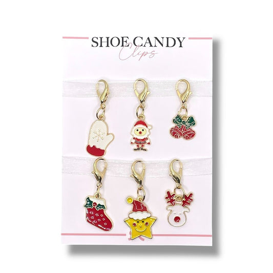 Santa’s Favourites Christmas Shoe Charm Set (6 Charms)
