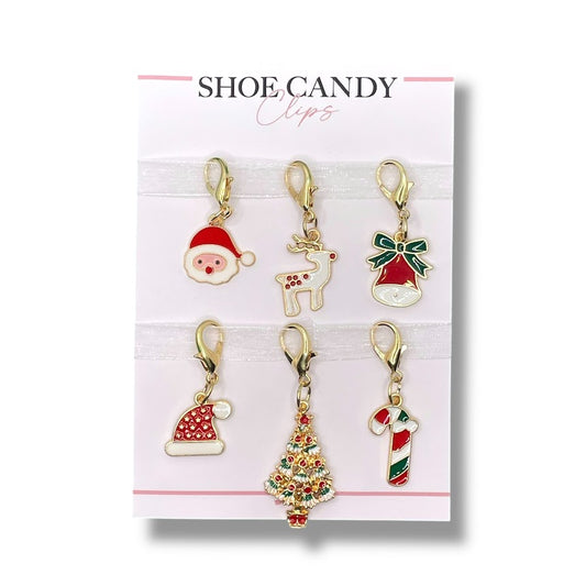 Sparkle Season Christmas Shoe Charm Set (6 Charms)