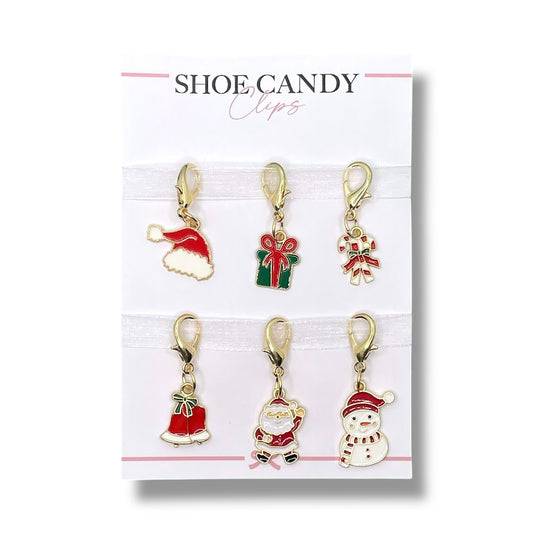Jolly Mix Christmas Shoe Charm Set (6 Charms)
